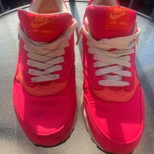 Nike Air Max men neon pink sneakers